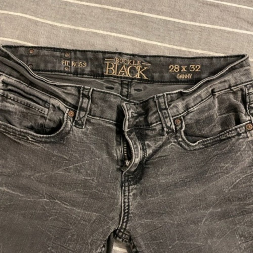 Buckle Black Jeans Fit No. 53 Ankle Skinny